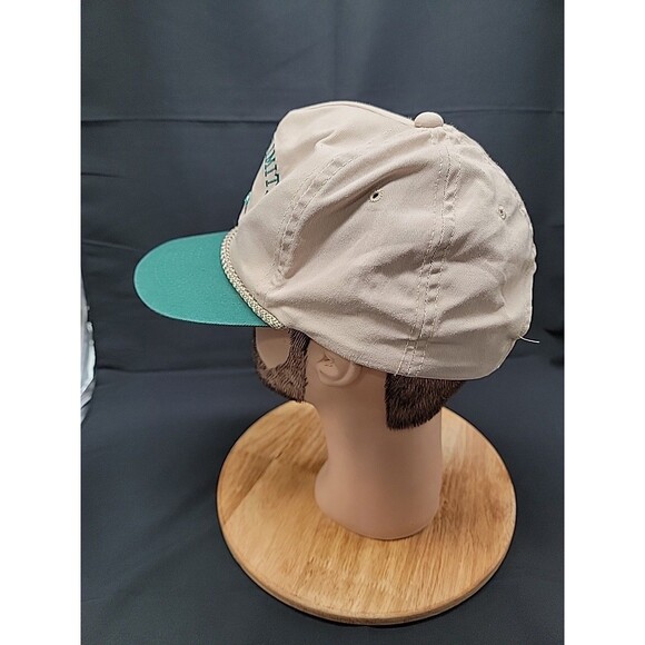 Vintage Ducks Unlimited Snapback Hat One Size Tan Embroidered - Picture 2 of 6